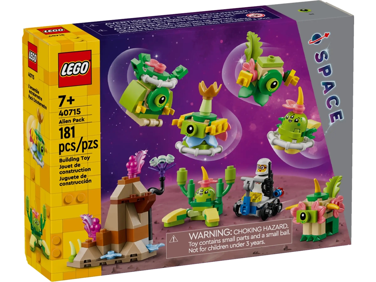 LEGO 40715「外星人組合包」、40716「外星棲息地」將於 5 月 1 日發售!