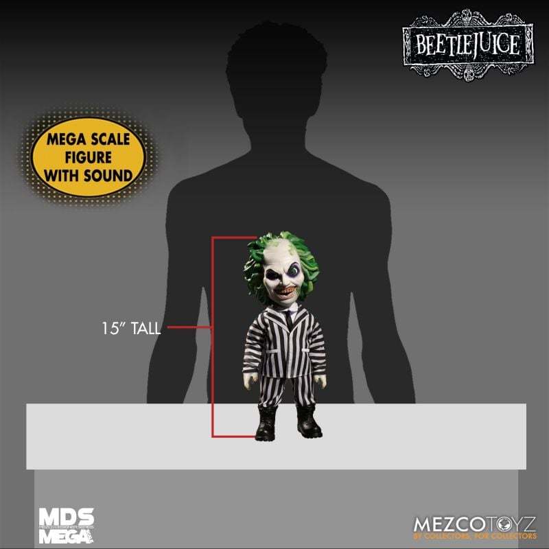 MEZCO TOYZ『MDS MEGA SCALE 陰間大法師』有聲玩具,三頭身比例重現劇中詭異氣息!