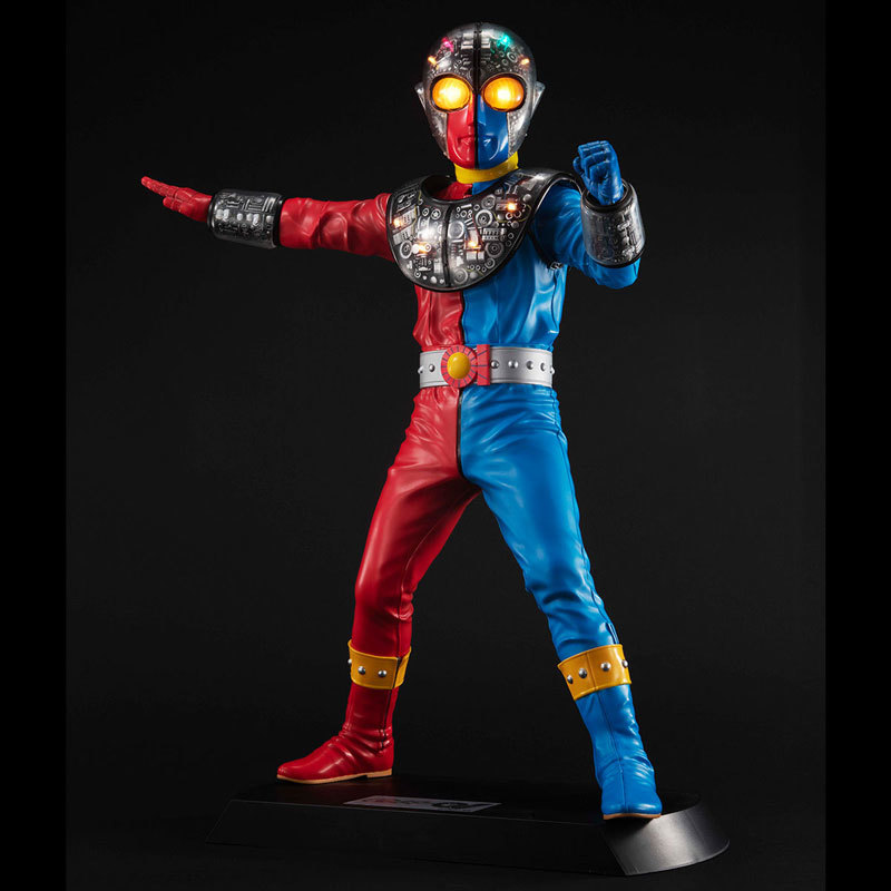 MEGAHOUSE『Ultimate Article 人造人間 KIKAIDER 01(キカイダー 01)RENEWAL EDITION』塗裝完成品