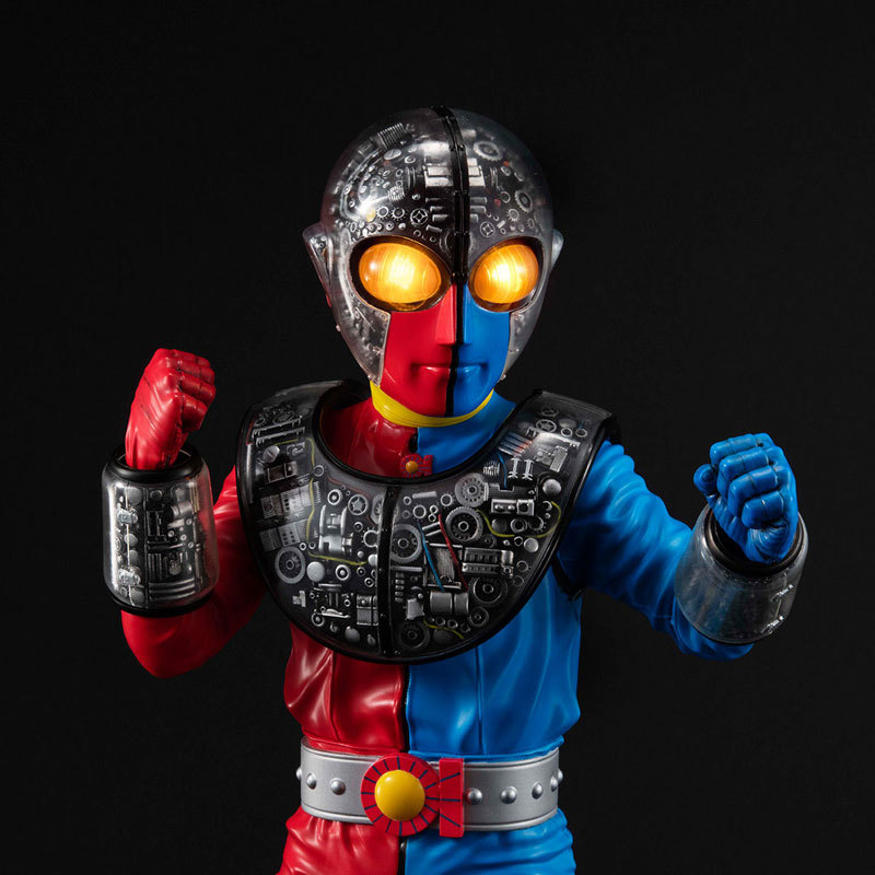 MEGAHOUSE『Ultimate Article 人造人間 KIKAIDER 01(キカイダー 01)RENEWAL EDITION』塗裝完成品