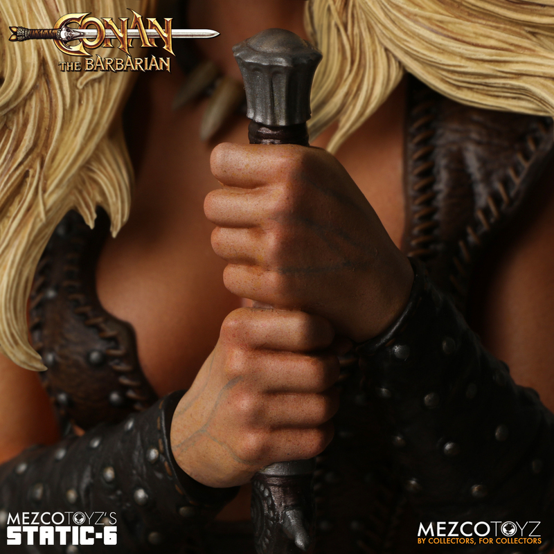 MEZCO TOYZ『STATIC SIX《王者之劍》(Conan the Barbarian 1982)』1/6 比例雕像,經典電影海報立體化!