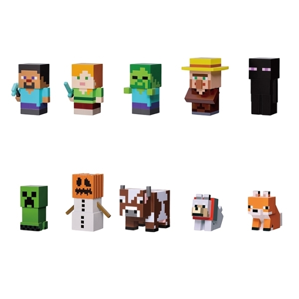 ENSKY 盒玩《當個創世神》SOFVI PUPPET MASCOT 軟膠指偶系列,可愛比例再現多款角色!