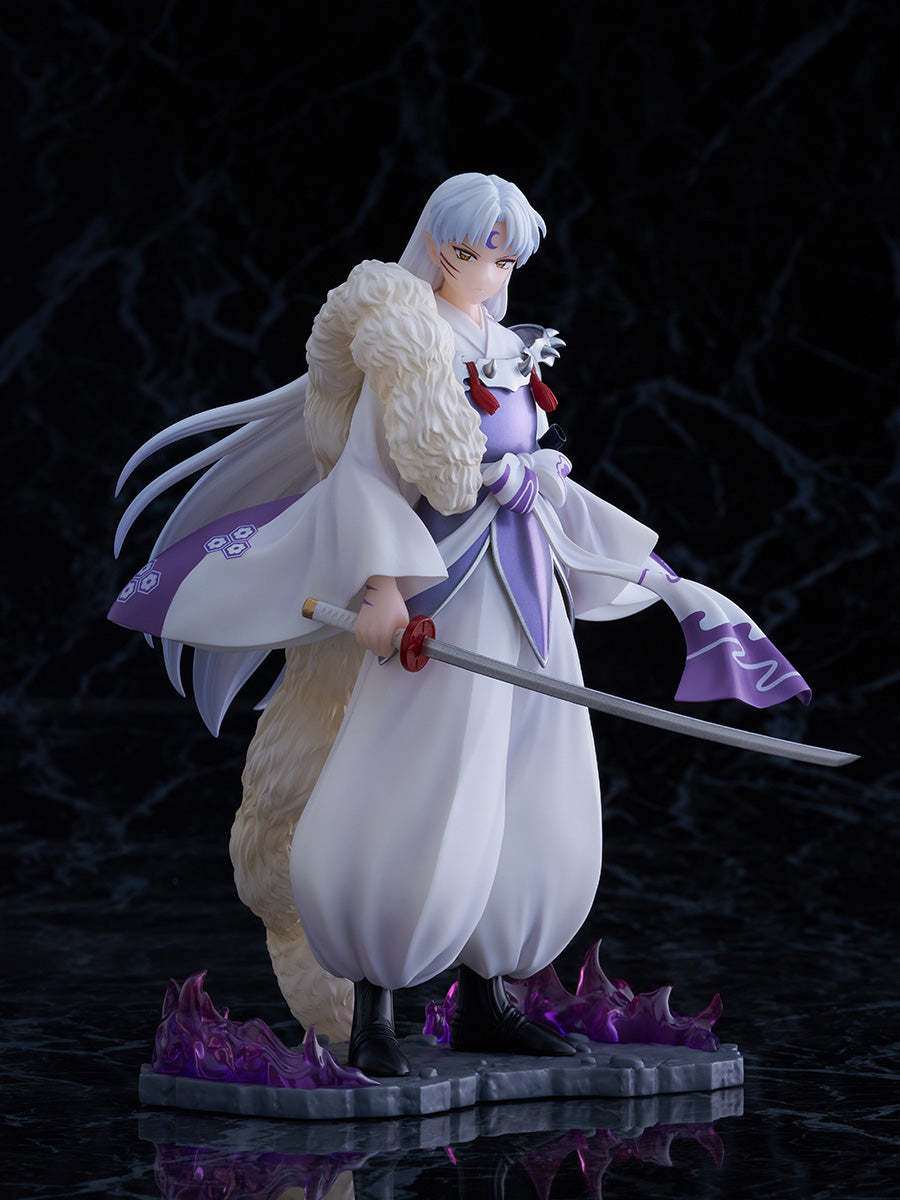 FuRyu『TENITOL 《犬夜叉》殺生丸』塗裝完成品，夜色下肅殺的