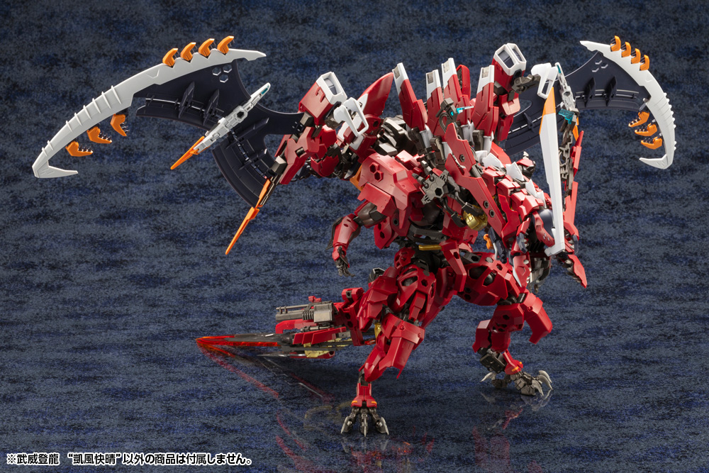 六角機牙 HEXA GEAR『武威登龍 “凱風快晴”』手持大刀的深紅鎧甲武者登場!