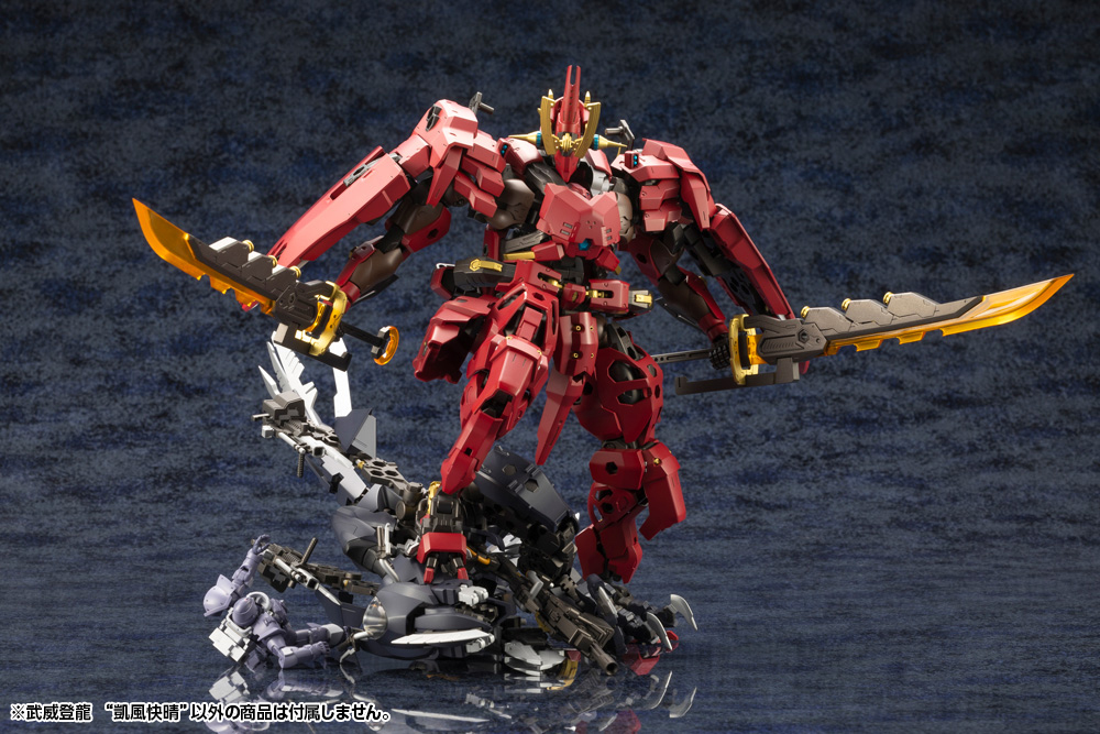 六角機牙 HEXA GEAR『武威登龍 “凱風快晴”』手持大刀的深紅鎧甲武者登場!