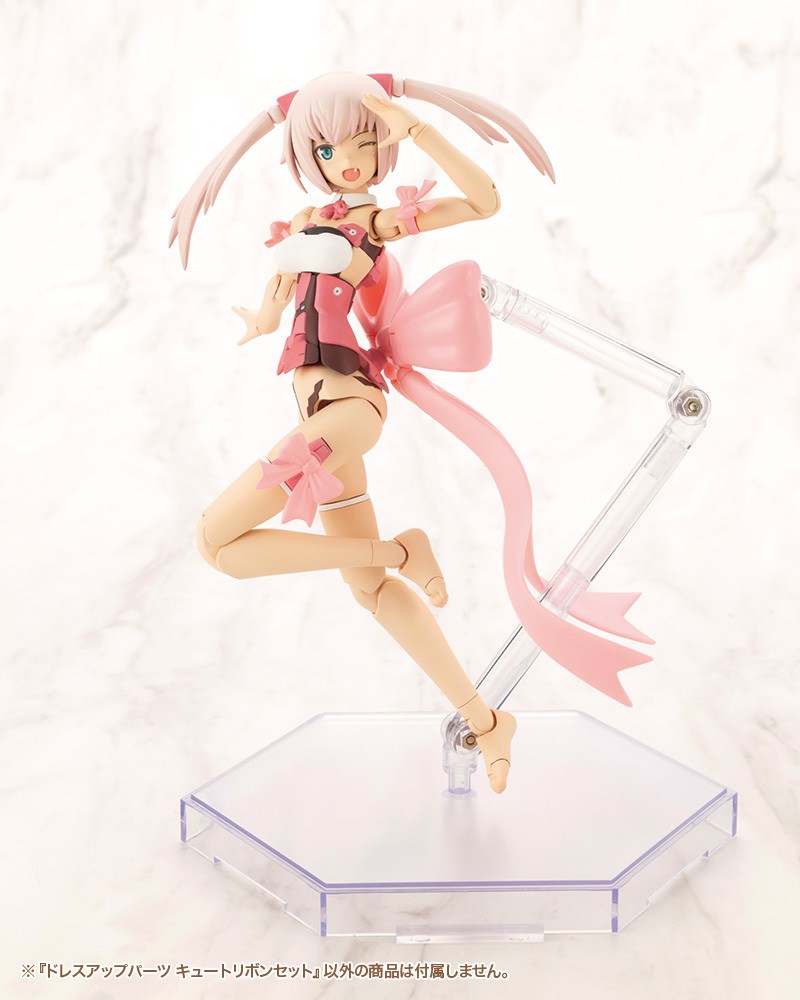 壽屋『M.S.G 盛裝配件 可愛緞帶套組』組裝模型再現各式各樣粉紅蝴蝶緞帶!