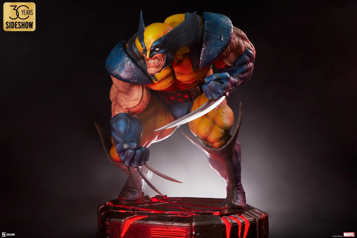 SIDESHOW MARVEL「金鋼狼:狂戰士的怒火」全身雕像(Wolverine: Berserker Rage)