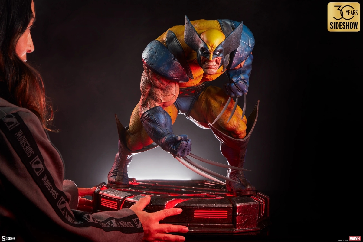 SIDESHOW MARVEL「金鋼狼:狂戰士的怒火」全身雕像(Wolverine: Berserker Rage)