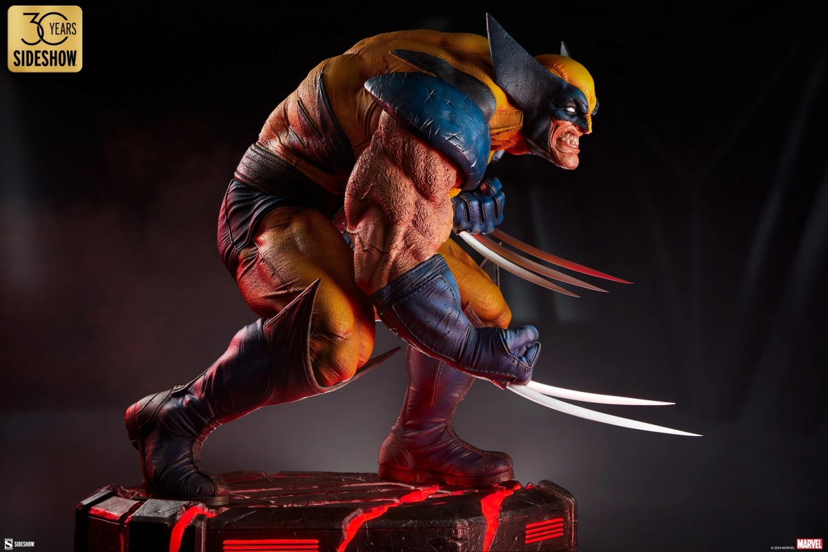 SIDESHOW MARVEL「金鋼狼:狂戰士的怒火」全身雕像(Wolverine: Berserker Rage)