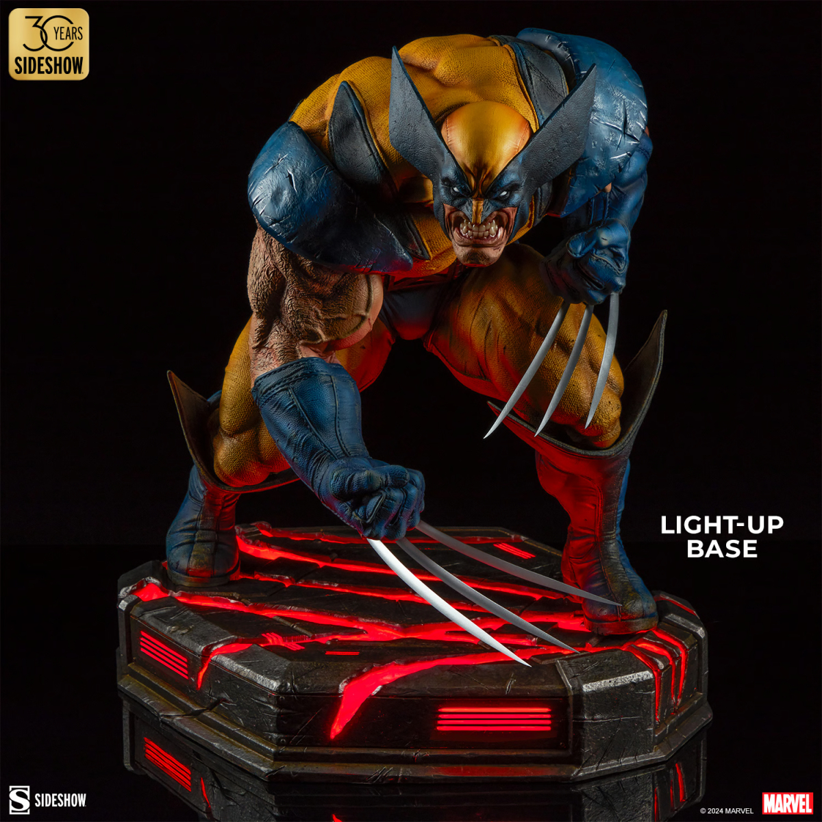 SIDESHOW MARVEL「金鋼狼:狂戰士的怒火」全身雕像(Wolverine: Berserker Rage)