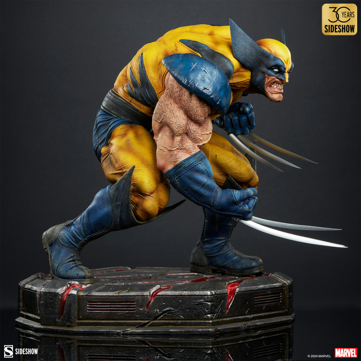 SIDESHOW MARVEL「金鋼狼:狂戰士的怒火」全身雕像(Wolverine: Berserker Rage)