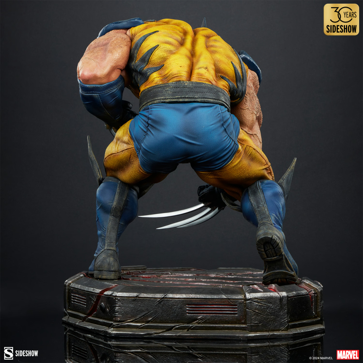 SIDESHOW MARVEL「金鋼狼:狂戰士的怒火」全身雕像(Wolverine: Berserker Rage)