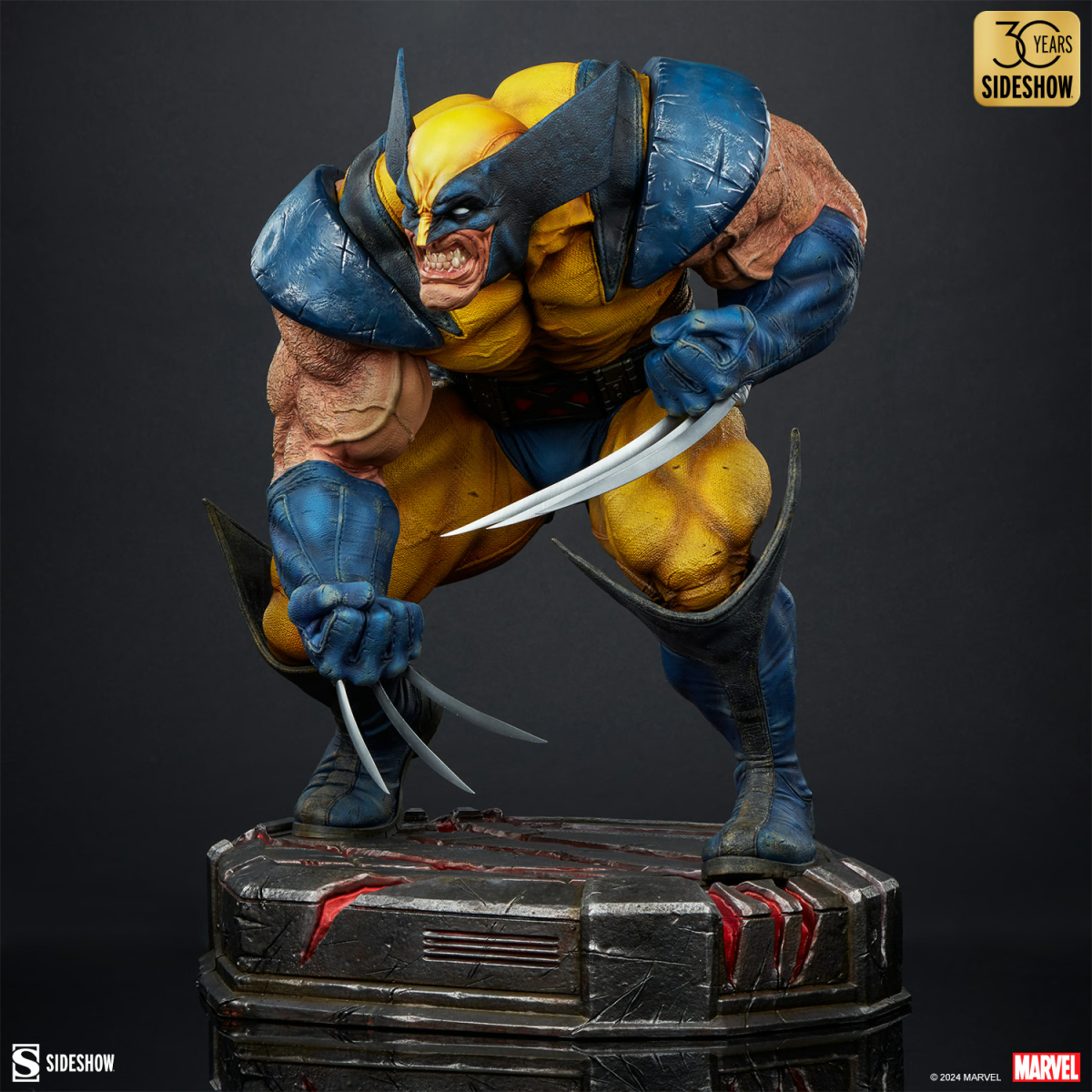 SIDESHOW MARVEL「金鋼狼:狂戰士的怒火」全身雕像(Wolverine: Berserker Rage)