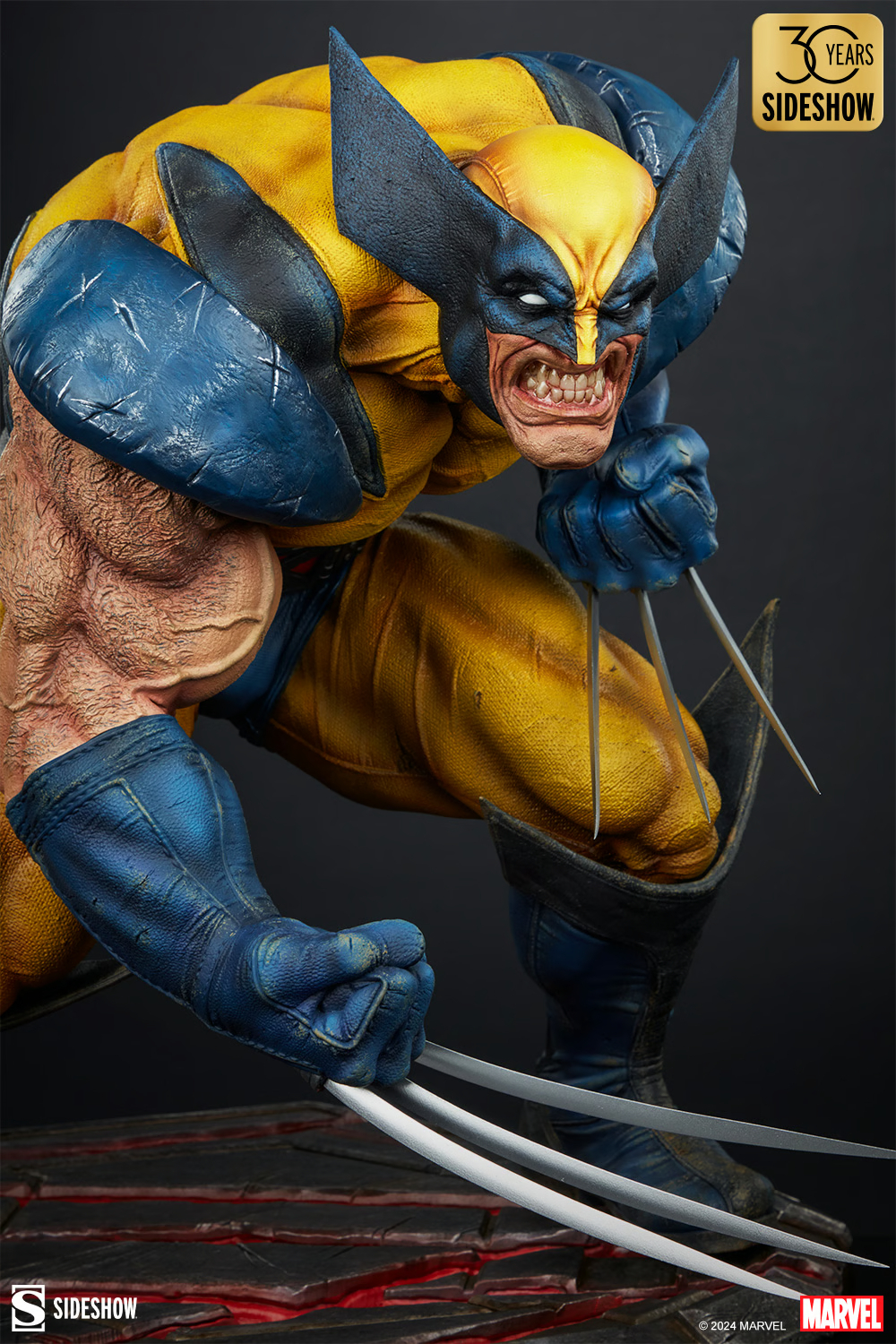 SIDESHOW MARVEL「金鋼狼:狂戰士的怒火」全身雕像(Wolverine: Berserker Rage)