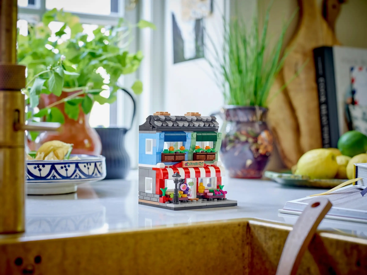LEGO 40684「水果店」(Fruit Store)滿額禮盒組情報公開 堆滿鮮豔蔬果的一樓店面超可愛!