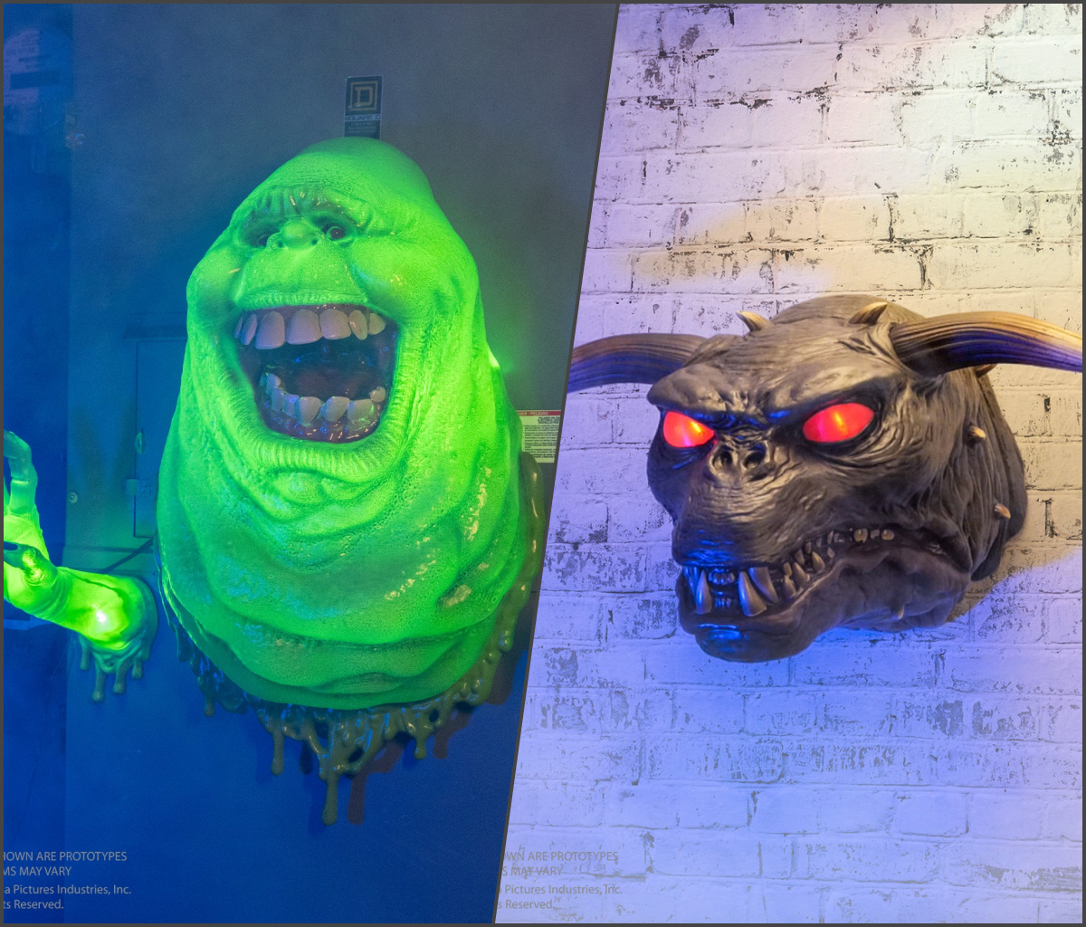 Trick or Treat Studios『《魔鬼剋星》史萊姆(Slimer)/祖魯(Zull)』發光壁飾,用破牆而出的鬼怪來裝飾房間吧!