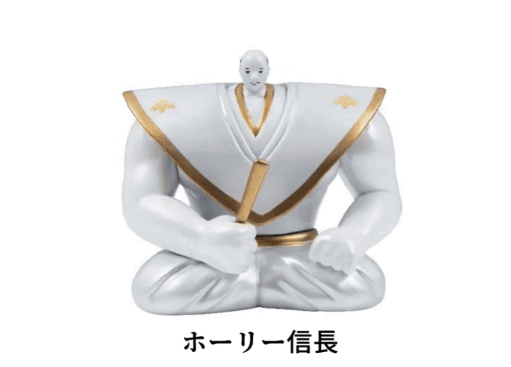Qualia『織田信長 寬肩模型』轉蛋，搞笑插畫中的超寬肩信長立體化！