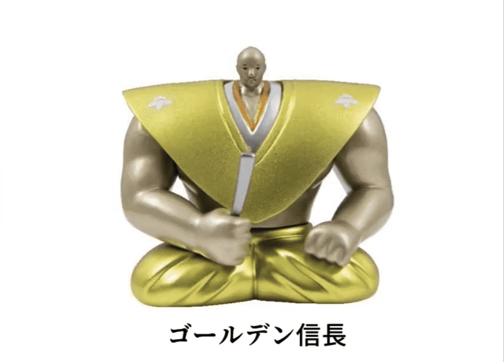 Qualia『織田信長 寬肩模型』轉蛋，搞笑插畫中的超寬肩信長立體化！