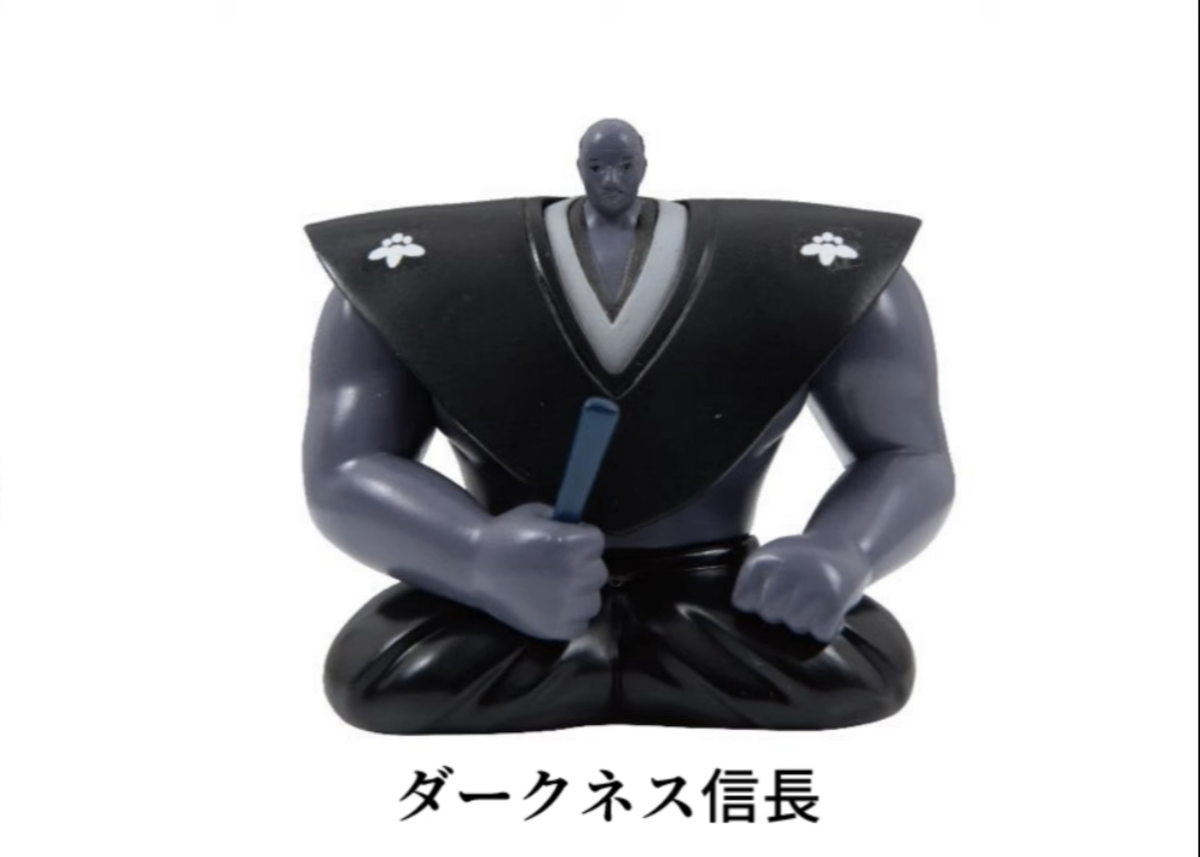 Qualia『織田信長 寬肩模型』轉蛋，搞笑插畫中的超寬肩信長立體化！