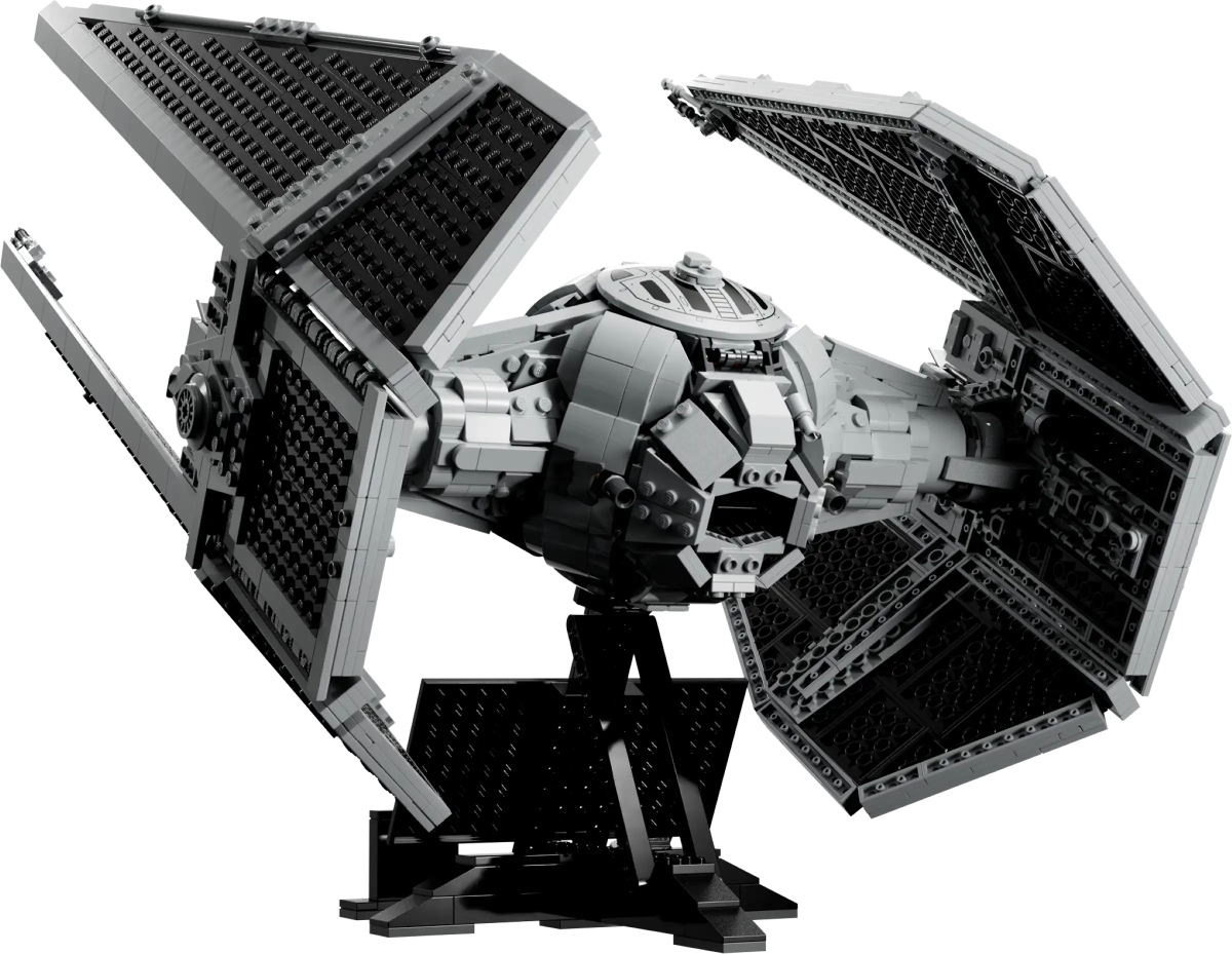 LEGO 75382 UCS 系列《星際大戰》鈦攔截機（TIE Interceptor）還在駕駛艙內呈現出瞄準 X翼戰機場景！