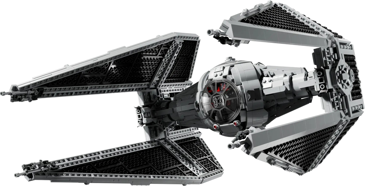 LEGO 75382 UCS 系列《星際大戰》鈦攔截機（TIE Interceptor）還在駕駛艙內呈現出瞄準 X翼戰機場景！