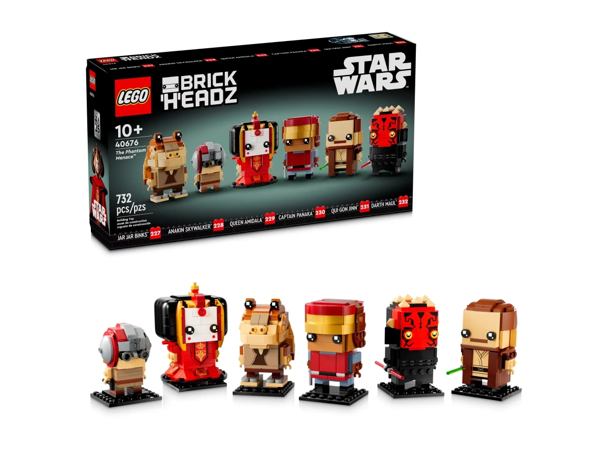 LEGO 40676 BrickHeadz 系列「威脅潛伏角色人偶」艾米達拉女王華麗現身!(The Phantom Menace)