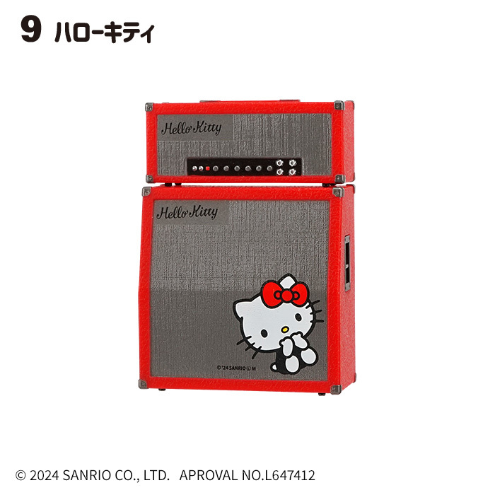 F-toys 食玩『三麗鷗明星 ROCKMONO』1/12 比例模型,收錄多款式的三麗鷗角色造型吉他!