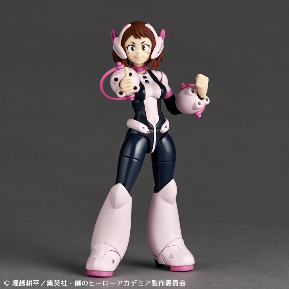 海洋堂 REVOLTECH『《我的英雄學院》麗日御茶子』可動人偶,再現無重麗的各種豐富表情!