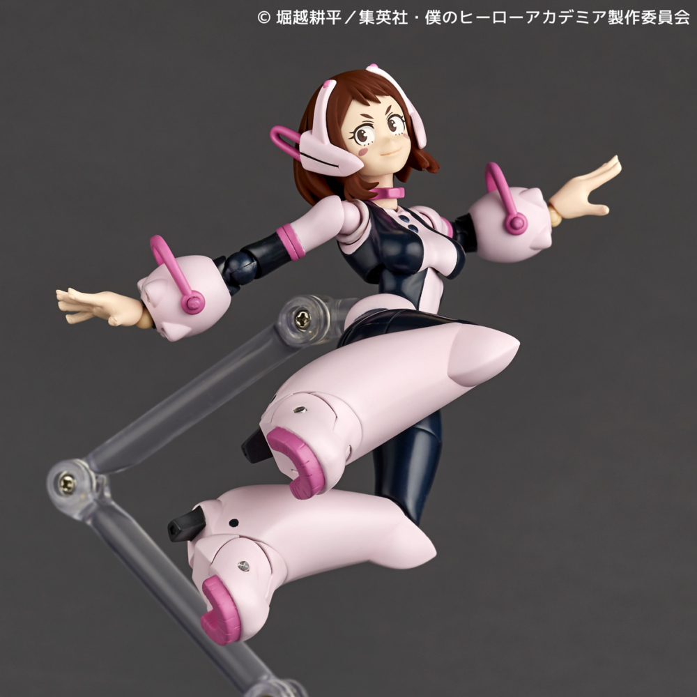 海洋堂 REVOLTECH『《我的英雄學院》麗日御茶子』可動人偶,再現無重麗的各種豐富表情!