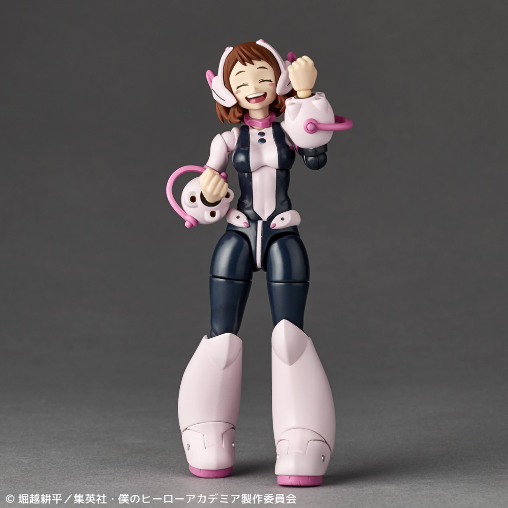 海洋堂 REVOLTECH『《我的英雄學院》麗日御茶子』可動人偶,再現無重麗的各種豐富表情!