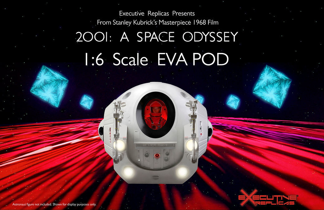 Executive Replicas『《2001：太空漫遊》EVA 太空艙』1/6 比例複製品，再現電影中的穿越星際的太空艙！