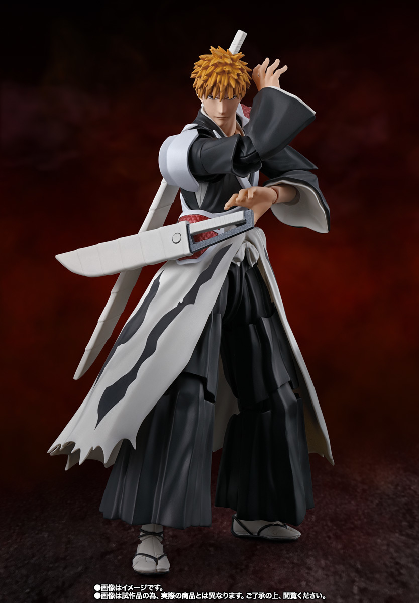 S.H.Figuarts『《BLEACH 死神》黒崎一護- 二刀斬月-』可動人偶，解放 