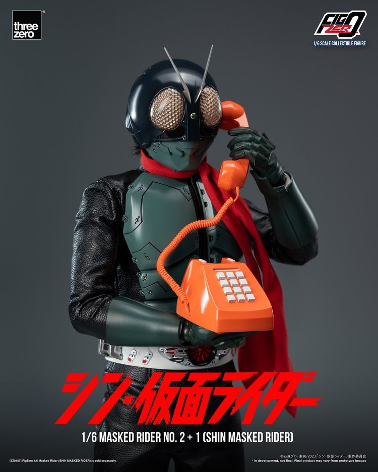 新・假面騎士『Figzero 假面騎士第 2+1 號 1/6 比例可動人偶』32 公分、發光機構再現新生的英雄!