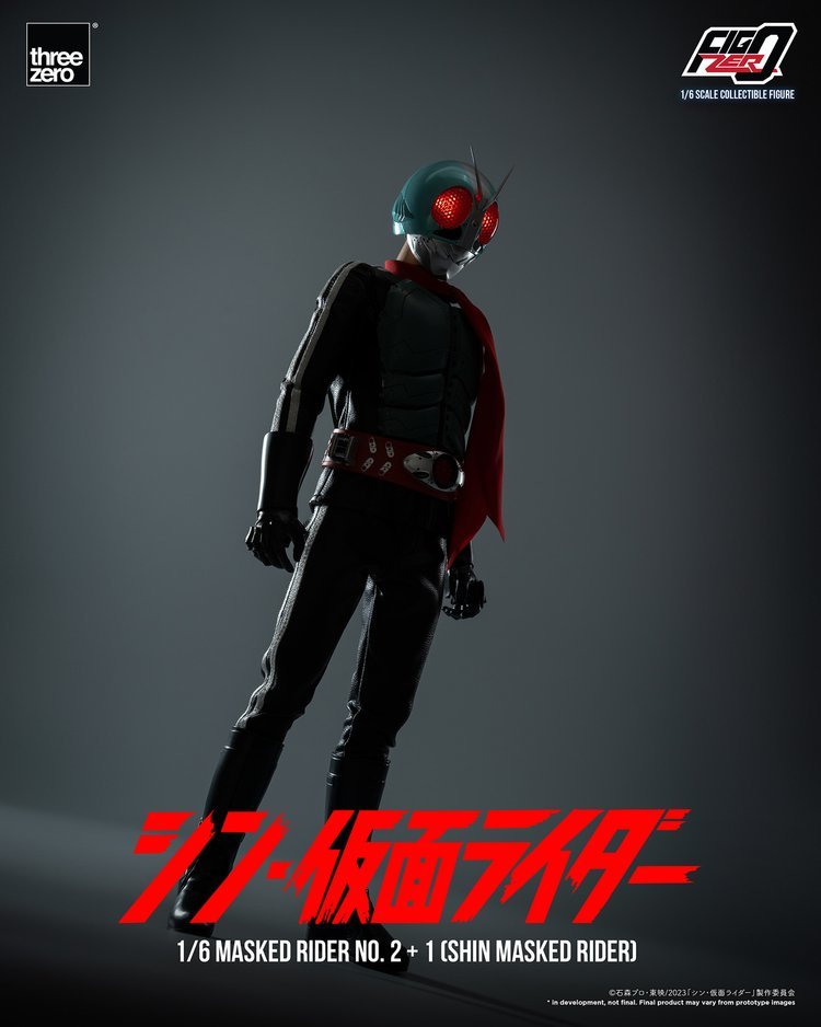 新・假面騎士『Figzero 假面騎士第 2+1 號 1/6 比例可動人偶』32 公分、發光機構再現新生的英雄!