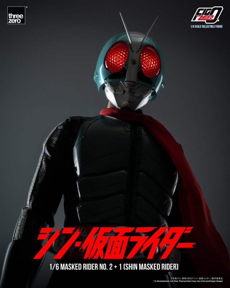 新・假面騎士『Figzero 假面騎士第 2+1 號 1/6 比例可動人偶』32 公分、發光機構再現新生的英雄!