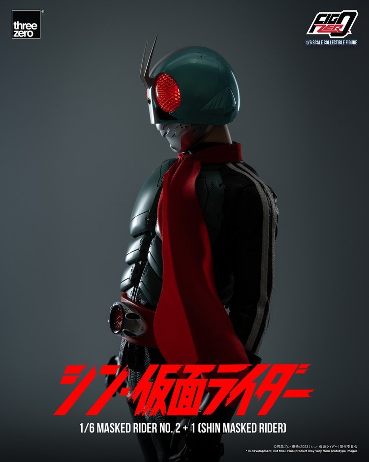 新・假面騎士『Figzero 假面騎士第 2+1 號 1/6 比例可動人偶』32 公分、發光機構再現新生的英雄!
