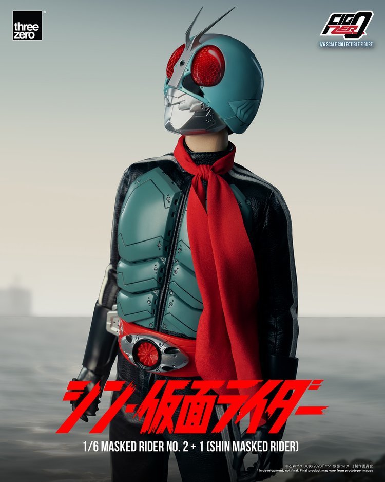 新・假面騎士『Figzero 假面騎士第 2+1 號 1/6 比例可動人偶』32 公分、發光機構再現新生的英雄!