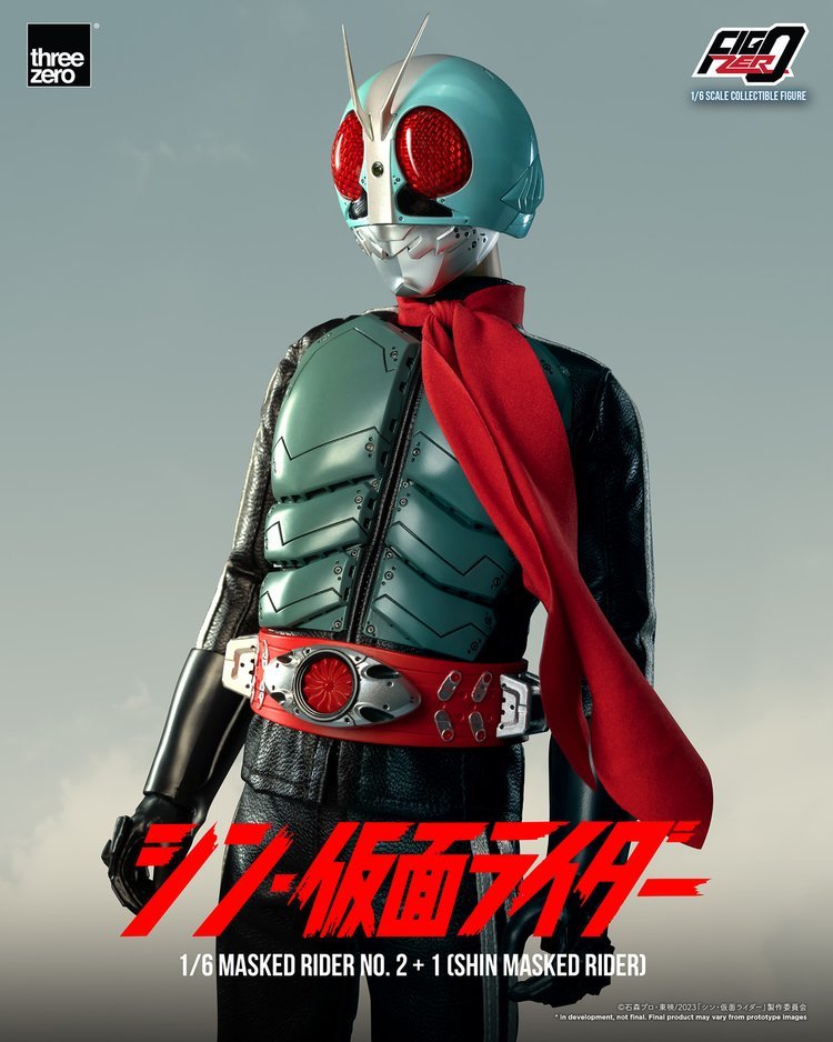 新・假面騎士『Figzero 假面騎士第 2+1 號 1/6 比例可動人偶』32 公分、發光機構再現新生的英雄!