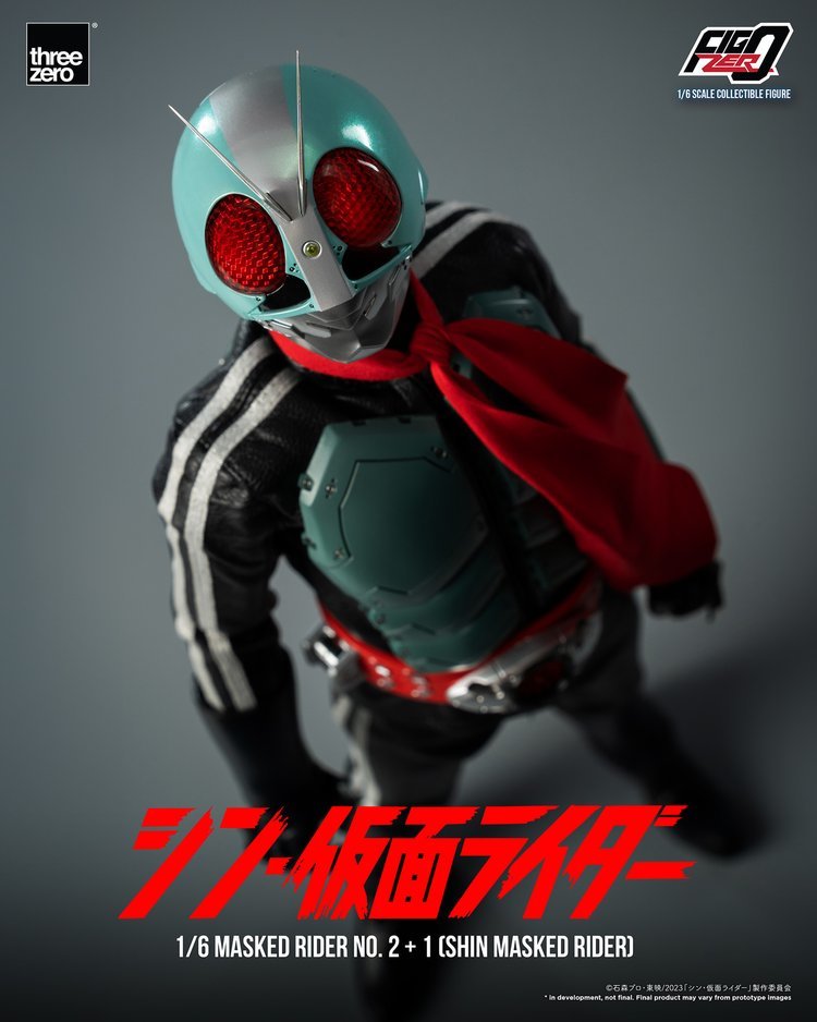 新・假面騎士『Figzero 假面騎士第 2+1 號 1/6 比例可動人偶』32 公分、發光機構再現新生的英雄!