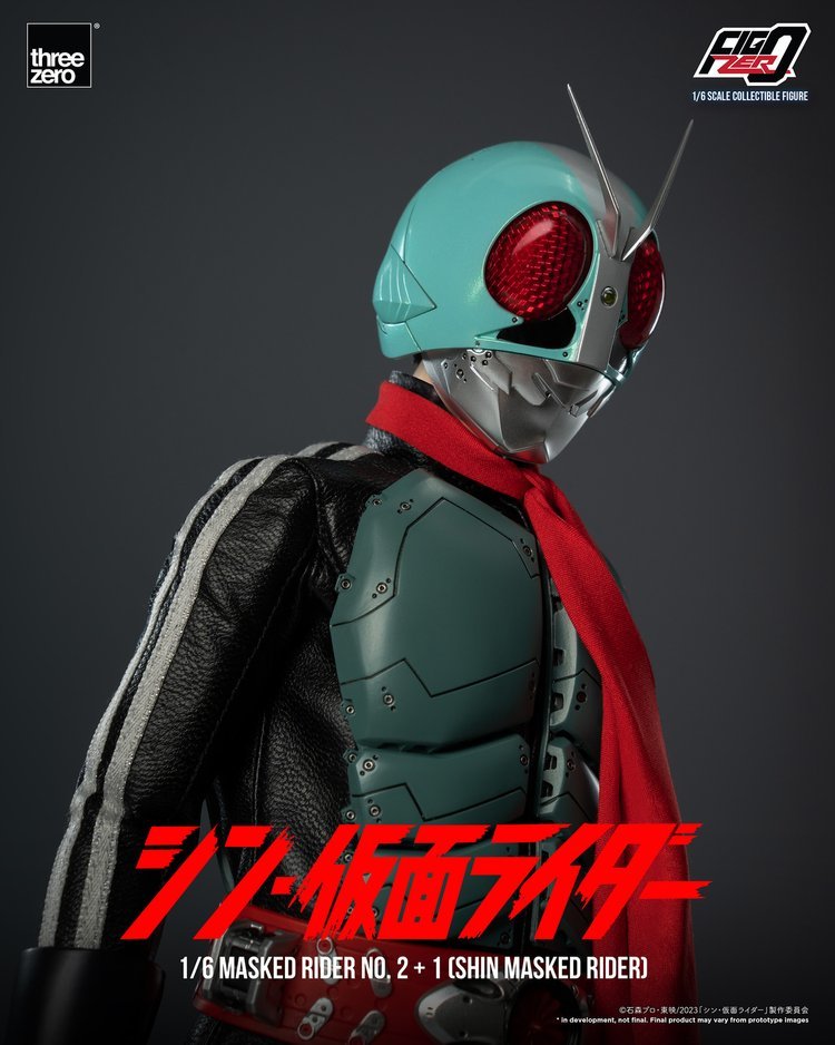 新・假面騎士『Figzero 假面騎士第 2+1 號 1/6 比例可動人偶』32 公分、發光機構再現新生的英雄!