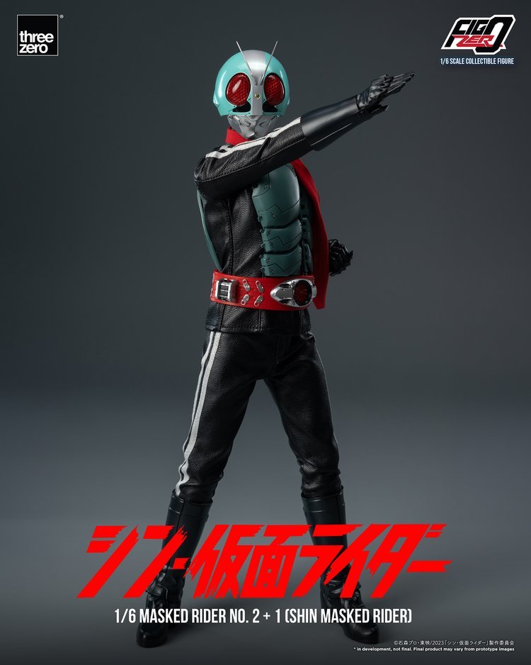 新・假面騎士『Figzero 假面騎士第 2+1 號 1/6 比例可動人偶』32 公分、發光機構再現新生的英雄!