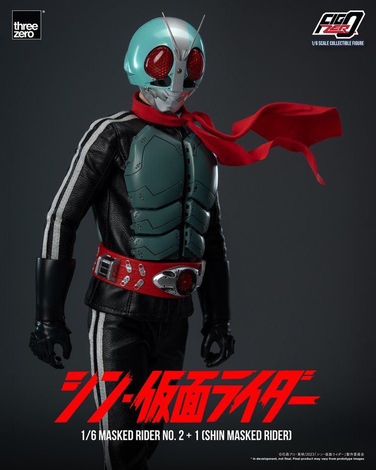 新・假面騎士『Figzero 假面騎士第 2+1 號 1/6 比例可動人偶』32 公分、發光機構再現新生的英雄!