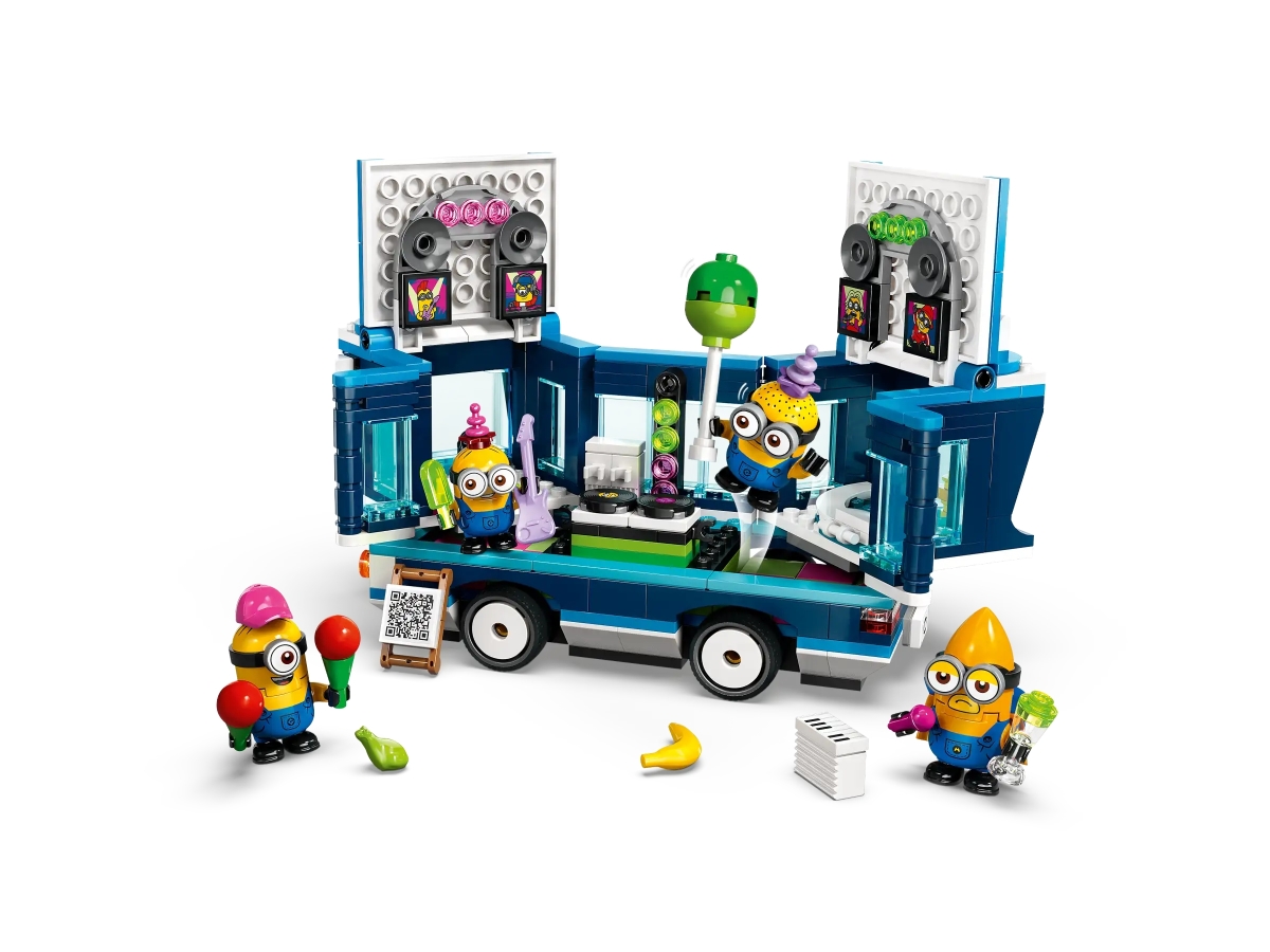 LEGO 75580「小小兵與香蕉車」、75581「小小兵的音樂派對巴士」公開 更多圓滾滾的小小兵人偶等你收集!