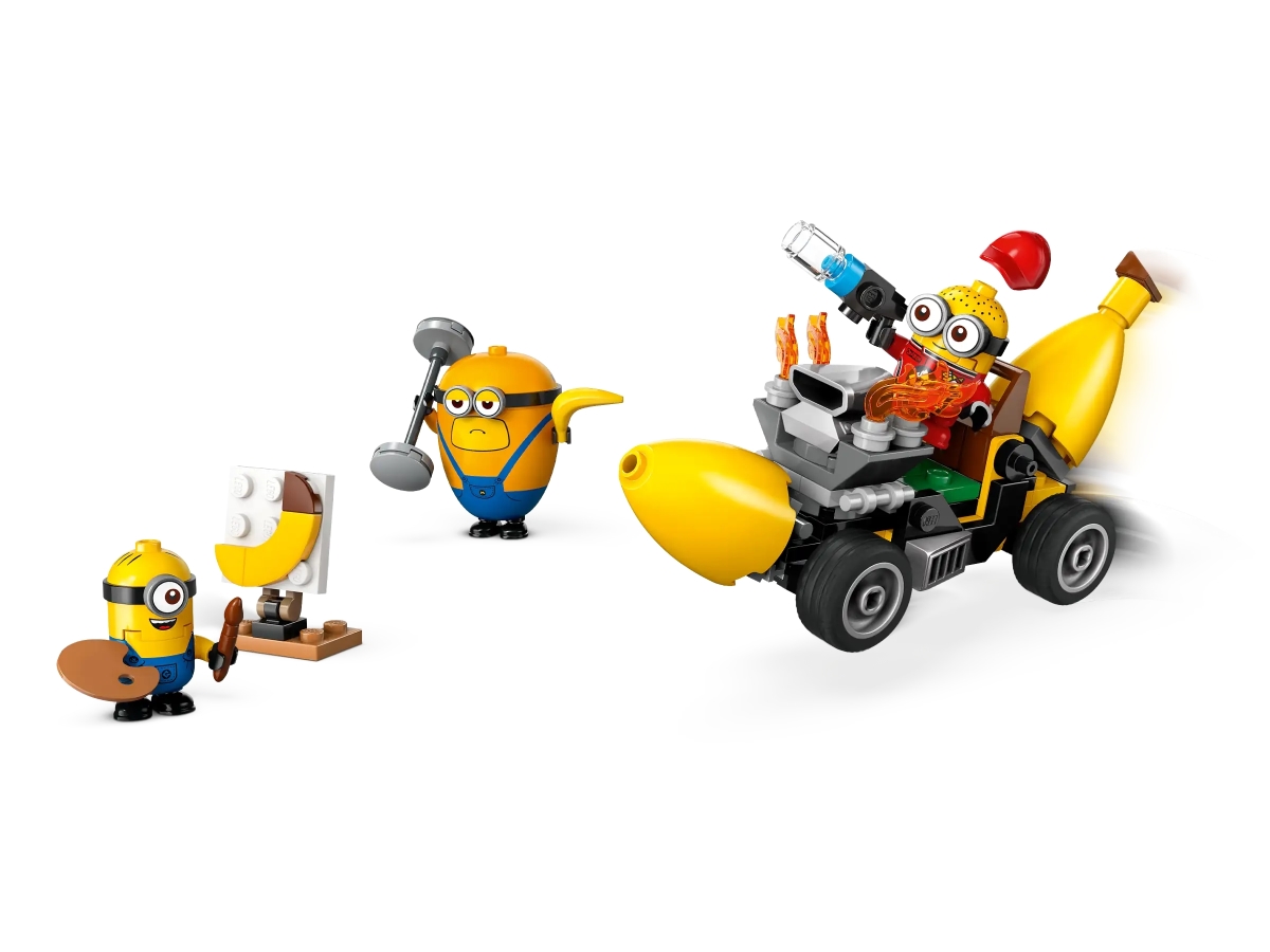 LEGO 75580「小小兵與香蕉車」、75581「小小兵的音樂派對巴士」公開 更多圓滾滾的小小兵人偶等你收集!
