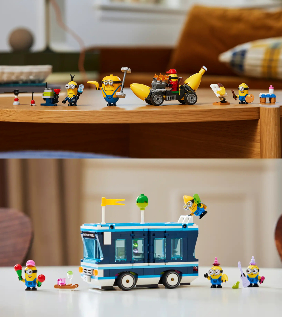 LEGO 75580「小小兵與香蕉車」、75581「小小兵的音樂派對巴士」公開 更多圓滾滾的小小兵人偶等你收集！