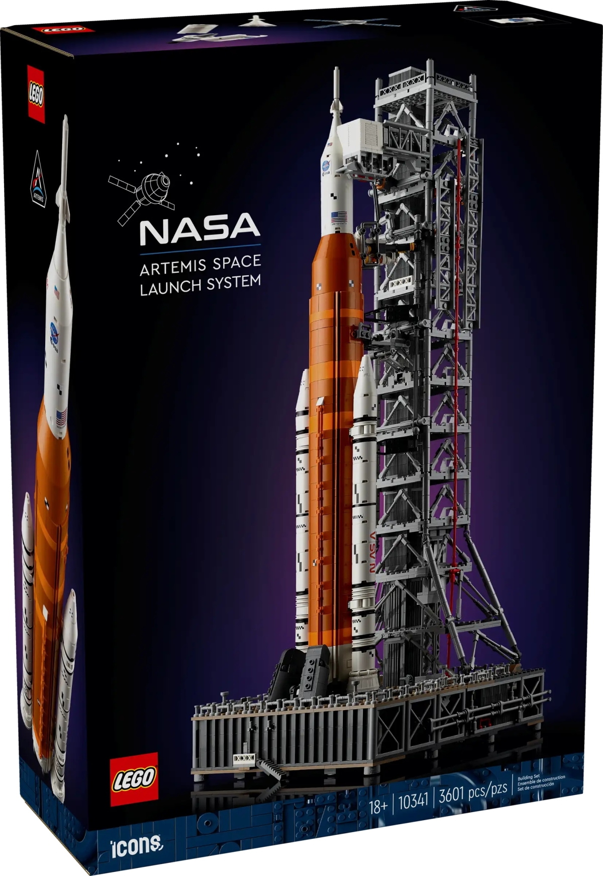 LEGO 10341 Icons 系列「阿提米絲太空發射系統」（Artemis Space Launch System）曝光！