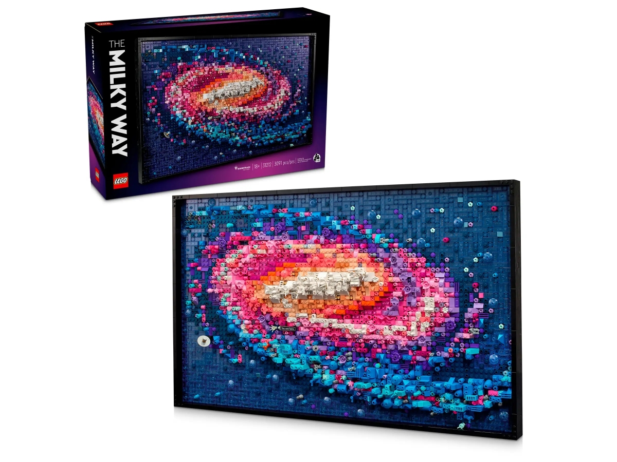 LEGO 31212 ART 系列「銀河系」以神秘感配色再現浩瀚太空的深邃魅力！（The Milky Way Galaxy）