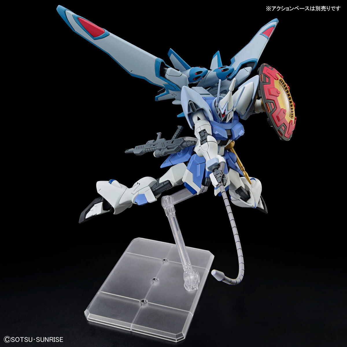 鋼彈SEED劇場版新機『HG 1/144 吉昂激流(艾格妮絲・吉本拉特專用機)』配備大型光束斧、大型圓盾等豐富武裝!