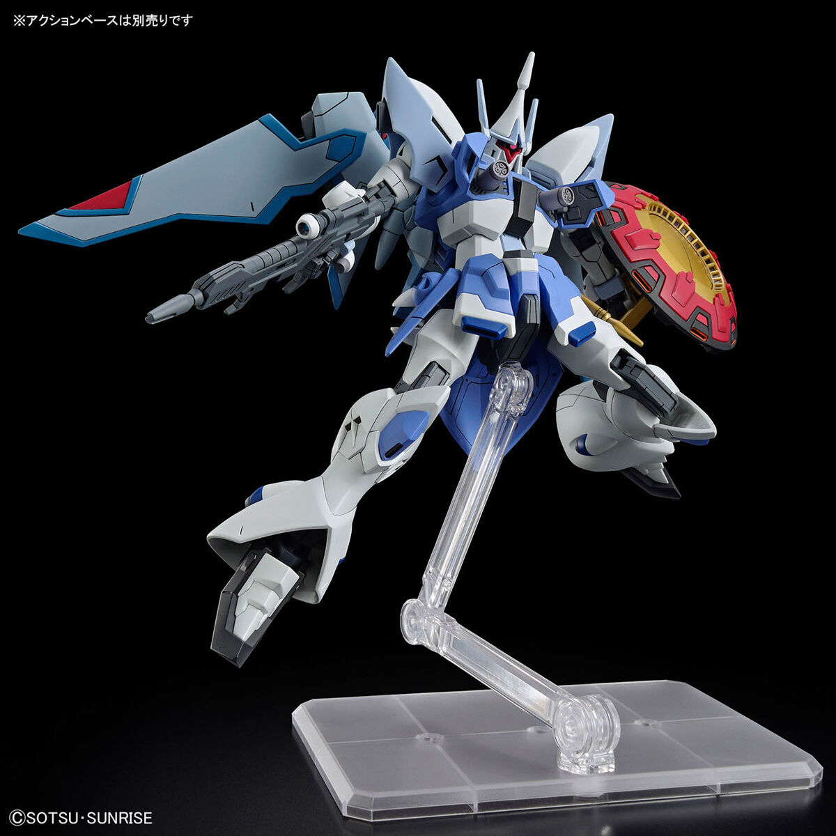 鋼彈SEED劇場版新機『HG 1/144 吉昂激流(艾格妮絲・吉本拉特專用機)』配備大型光束斧、大型圓盾等豐富武裝!