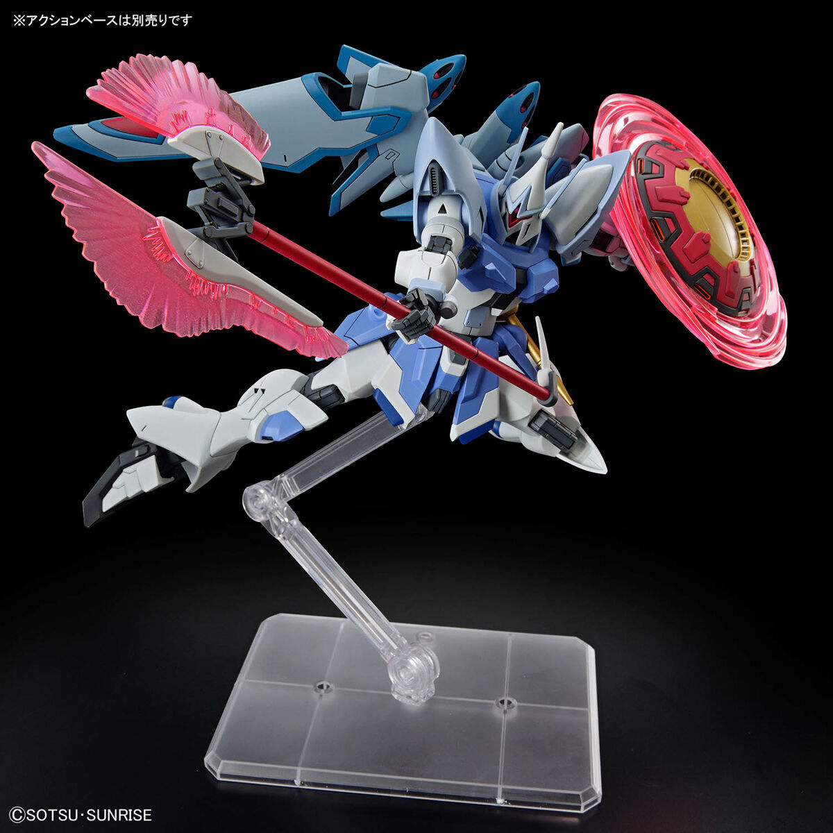 鋼彈SEED劇場版新機『HG 1/144 吉昂激流(艾格妮絲・吉本拉特專用機)』配備大型光束斧、大型圓盾等豐富武裝!